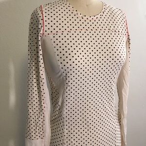 Lululemon run beam LS polka dot